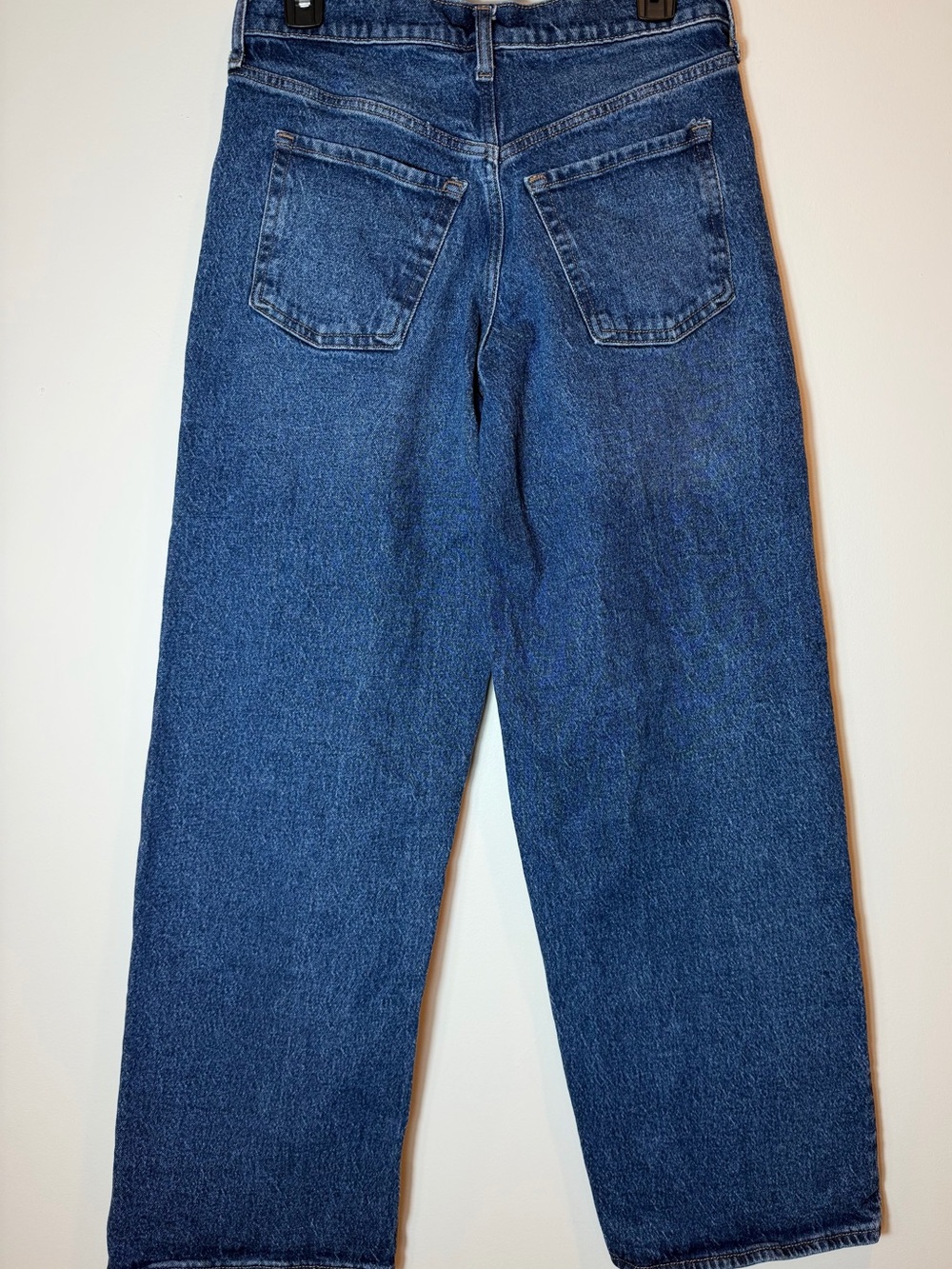 Old Navy Slouchy High Rise Wide-Leg Marin Jeans Dark Wash Size 0 - Picture 4 of 11